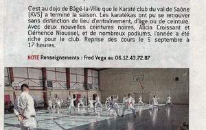 Dernier entrainement commun à Bâgé