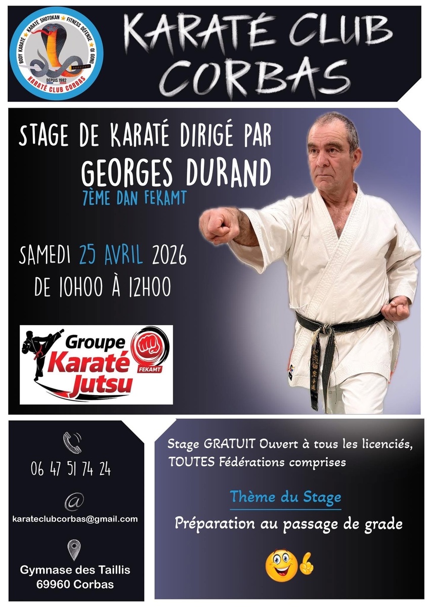 stage Georges Durand - Corbas