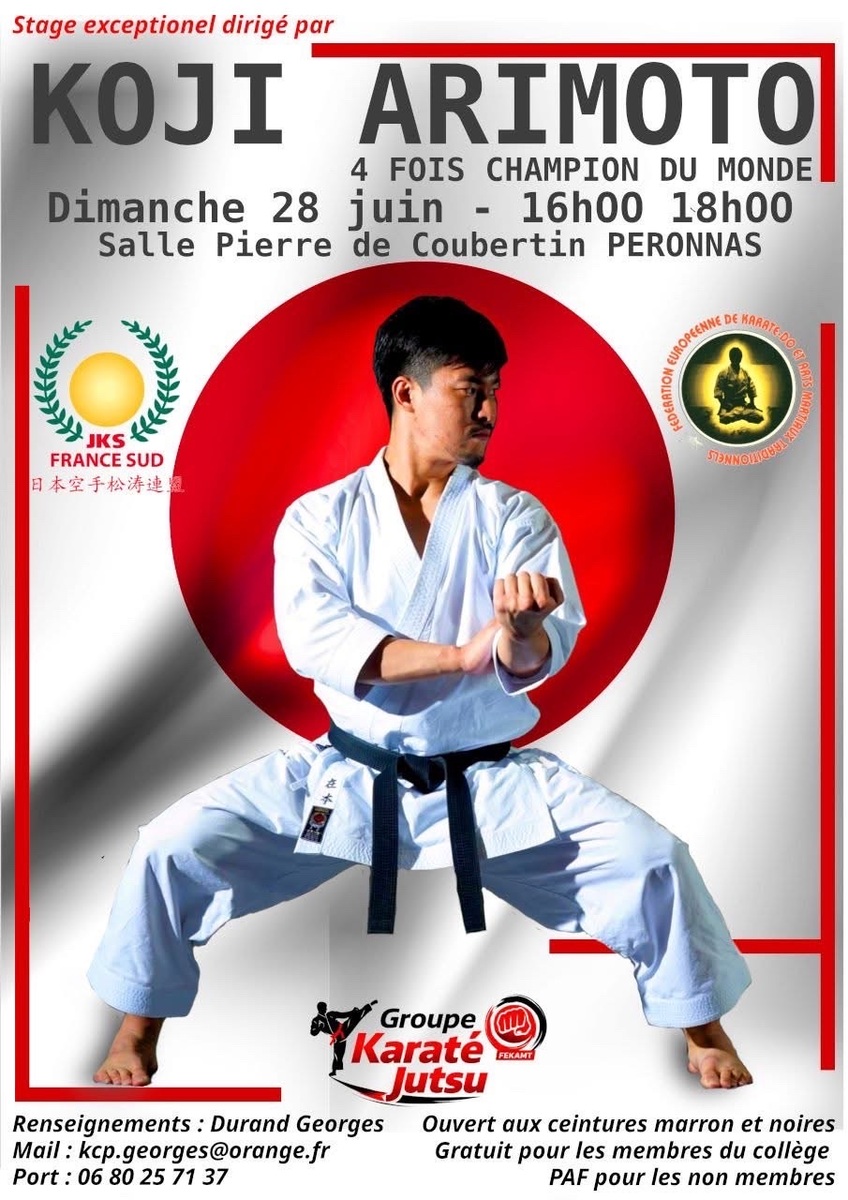 Stage Arimoto - Péronnas