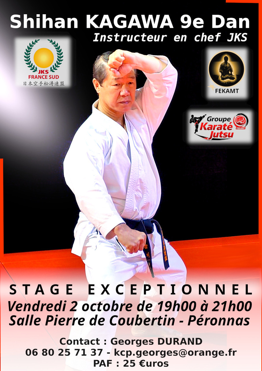 Stage Kagawa 9eme DAN - Péronnas