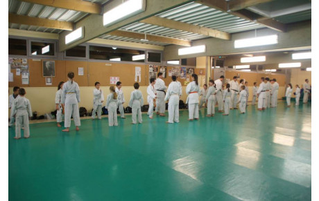 Dernier entraînement Déc 2013 au Dojo