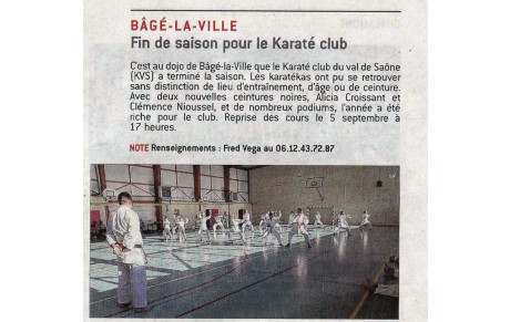 Dernier entrainement commun à Bâgé